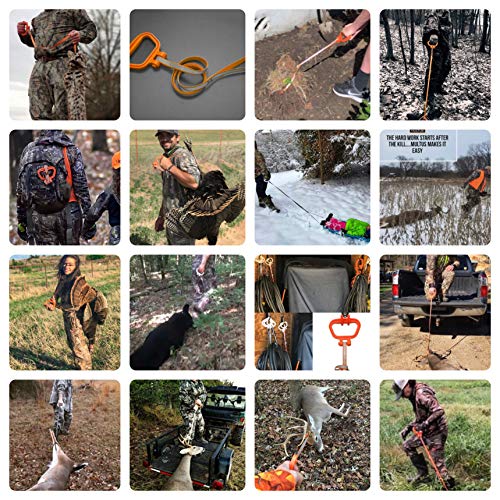 MULTUS: Deer Drag & Harness; Every Way to Drag a Deer in ONE Product Fast & Easy!