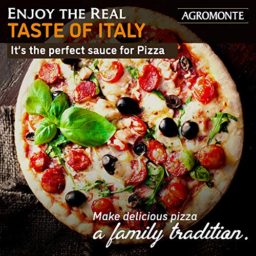 Agromonte Authentic Italian Cherry Tomato Pasta Sauce (Arrabbiata)- Taste of Italy Gourmet Foodie and Chef Gift - Certified Kosher, Gluten-Free, All Natural, Spicy Sauce 9.17oz (single)