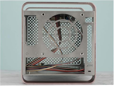 Cuadro Central De Sobremesa Mini-ITX Mini Caso, Todos Los 24X20x22cm Lado De La Manija De Aluminio A Través De Mini Caso NAS,Plata
