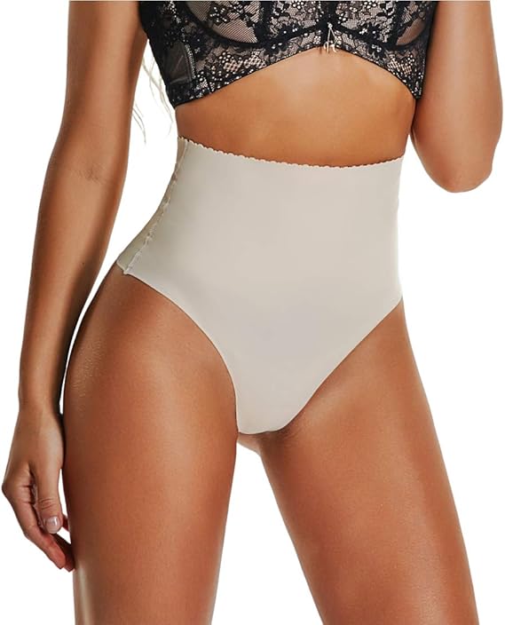 high waist shaping thong