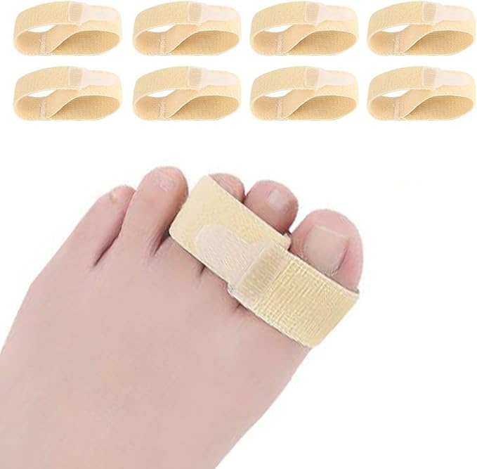8Pieces Broken Toe Separator Wrap Hammer Toe Toe Straightener
