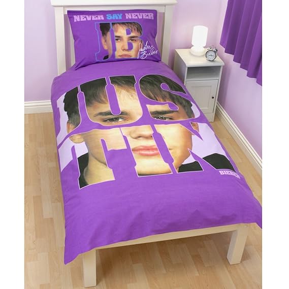 Justin Bieber Bettgarnitur Bettwäsche 135x200 cm 75x50 cm AUTOGRAPH Designs NEU 2012