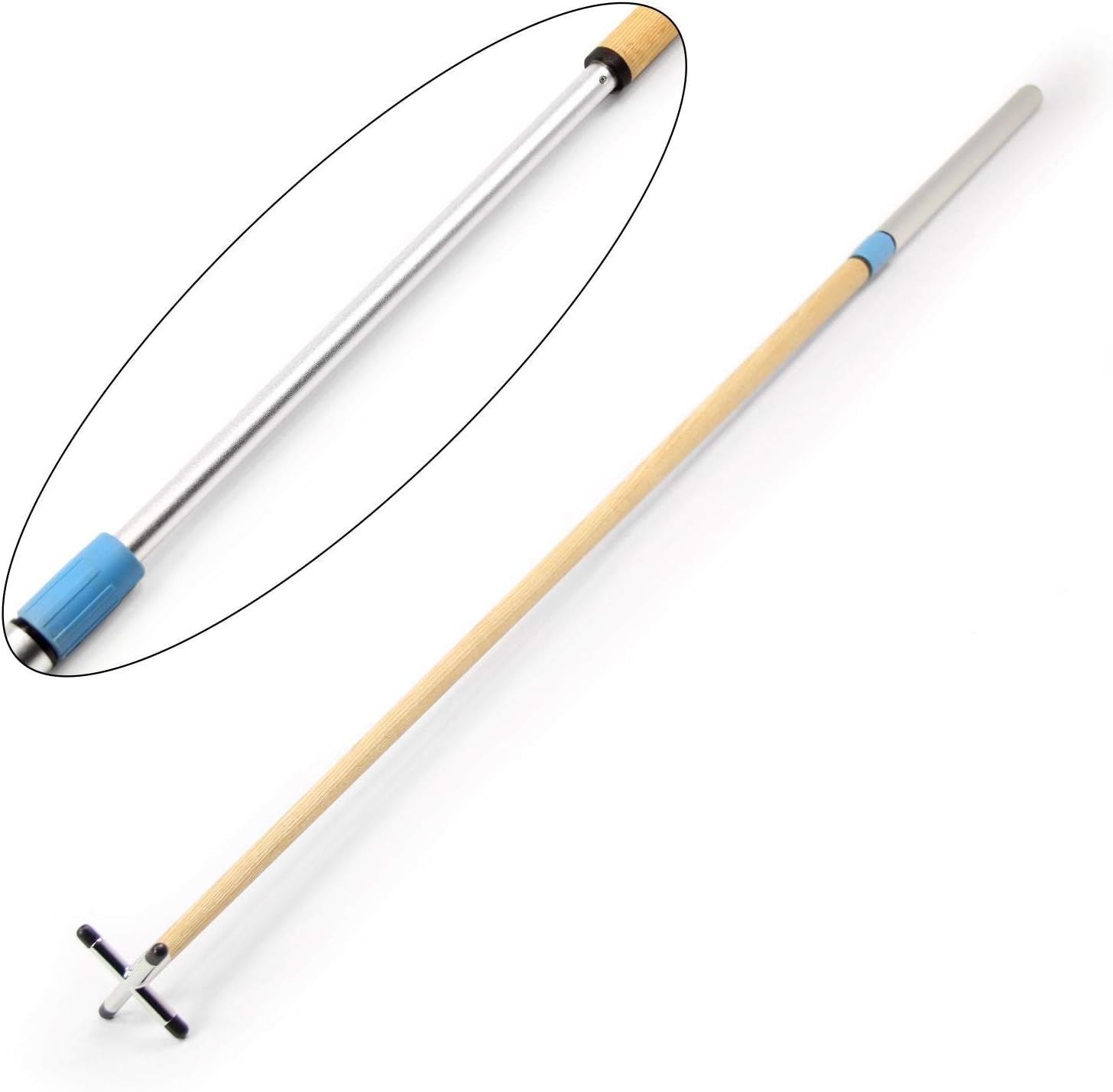 Riley 2pc 42 Inch Snooker Pool Cue REST STICK and CROSS HEAD Set