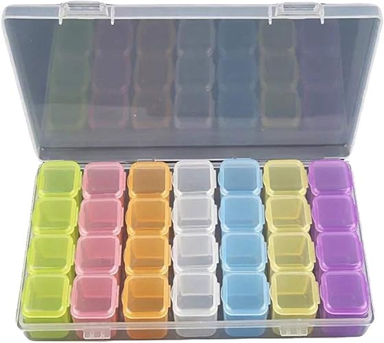 Aipark - 2 cajas de almacenamiento para joyas, perlas, cosas para las