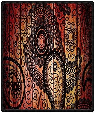 DDLY Indian Wallpaper Blanket 50" x 60" Fleece Blanket Super Warm Bed Blanket Lightweight Counch Blanket
