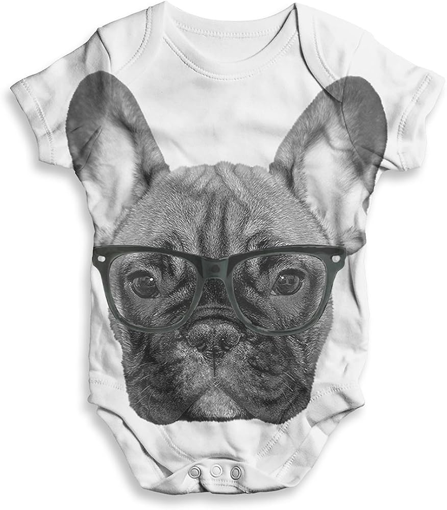 french bulldog baby grow