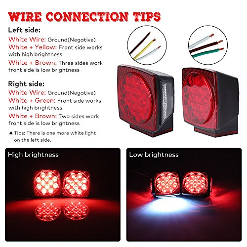 2 BougeRV+Square+License+Trailer+Snowmobile