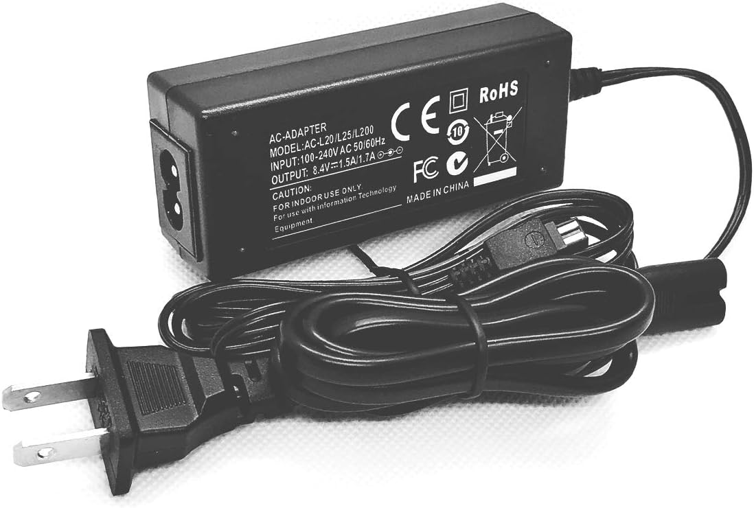 AC Power Adapter Charger for Sony DCR-HC20, DCR-HC21, DCR-HC22, DCR-HC23 Handycam Camcorder
