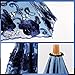 Honeystore Wedding Lace Sun UV Parasol 2 Folding 3D Flower Embroidery Umbrella 1811 Blue