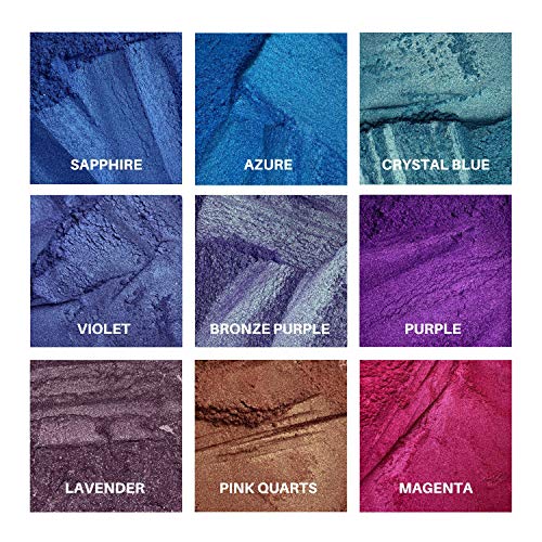 4 Brilliant+Mica+Powder+Non+Toxic+Multicolor