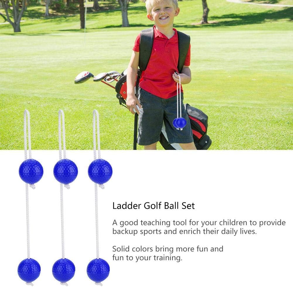VGEBY1 3Pair Ladder Ball, Ladder Toss Bolas Game Set Garden Toys for Adults Kids Toddlers(Blue) Outdoor Toy - Image 4