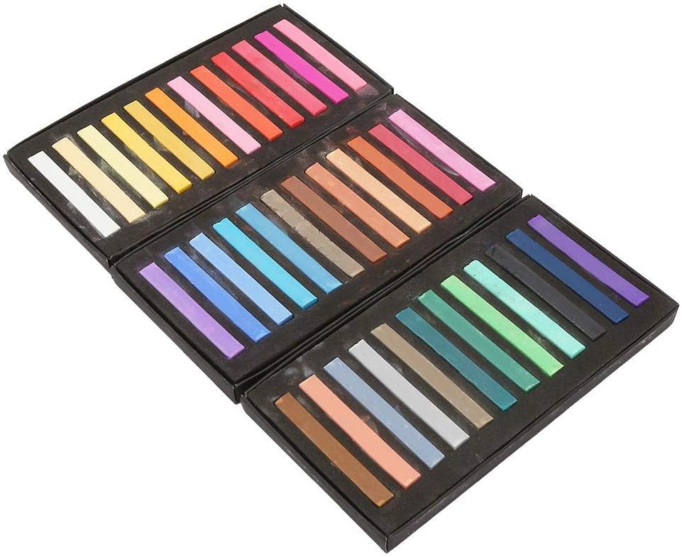 Soft Pastel Set, Square Pastels Chalks Square Artist Pastel Set, Non