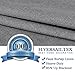 H.VERSAILTEX Linen Blackout Curtains 96 Inches Long for Bedroom/Living Room Thermal Insulated Grommet Curtain Drapes Primitive Textured Linen Burlap Effect Window Draperies 2 Panels - Grey