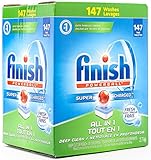 Finish All in 1 Powerball, Super Charged Automatic Dishwasher Detergent, Fresh Scent (147 Tablets)