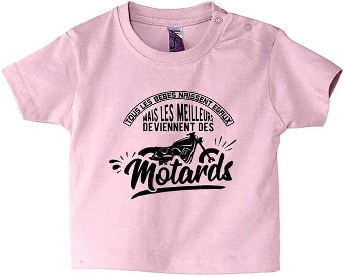 Gratuit Images Tee Shirt Enfant Et Bebe Texte Humour Bebe Motard Moto Fille le plus cool salutations