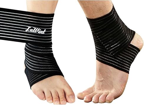 Amazon Luwint 高弾性 着圧包帯 足首 手首 膝 ふくらはぎ 太ももを