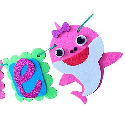 Buy One Birthday Baby Shark Pink Banner 1st Birthday Shark Highchair Banners Doo Doo Shark First Birthday Party Decoration 1th Year Party Supplies For Girls Online In Indonesia B07y3yx81d