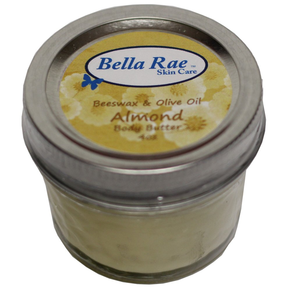 Almond Beeswax & Olive Oil Body Butter 4oz Beauty
