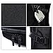 KAKA Water Resistant Laptop Backpack for 17-Inch Laptop Travel Work School College Bag Black