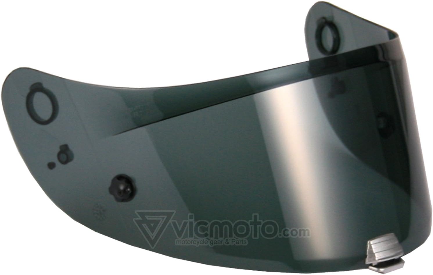 HJC HJ-20P Shield / Visor Gold,Silver,Blue,Smoke,Clear,Pinlock Ready, For R-PHA 10 PLUE helmets, Bike Racing Motorcycle Helmet Accessories - Made in Korea (Smoke)