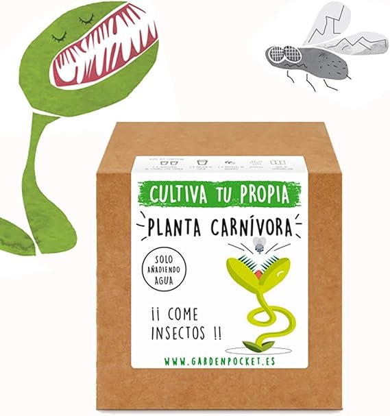 Garden Pocket - Kit Cultivo Planta CARNÍVORA Venus: Amazon.es: Jardín