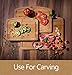 Premium Bamboo Cutting Board Set of 3 -Eco-Friendly Wood Chopping Boards with Juice Groove for Food Prep, Meat, Vegetables, Fruits, Crackers & Cheese-100% Natural Bamboo Craftsmanship -by Clasier