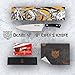OKAMI Chef's Knife 8 Inch - Asgard Series - Professional German Stainless Steel - Extra Sharp - Full Tang - Mirror Polished - with Edge Guard - Black