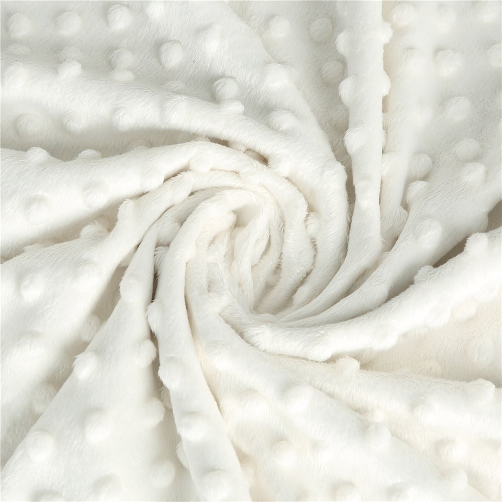 BORITAR Baby Blanket Super Soft Minky with Double Layer Dotted Backing, Little Grey Arrows Printed 30 x 40 Inch, Receiving Blankets: Baby