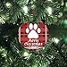 PETCEE Dog Christmas Ornament 2022 Pet Dog Christmas Ornament for Christmas Tree Decorations Dog Puppy Cat Christmas Hanging Ornament Christmas Keepsake Gifts for Pet Dog Cat Lover