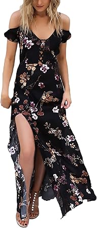 vestiti a fiori lunghi