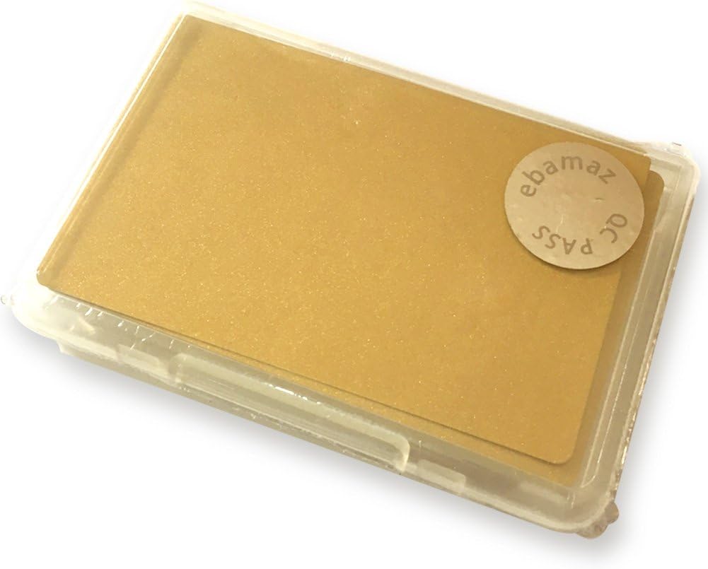 Ebamaz Aluminum Metal Business Cards for Sublimation Print 86X54X0.45mm Tablet Thick Pack of 10PCS (Pearl Gold, Blank) - Image 4