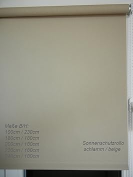 Amazon.de: TOP Sonnenschutzrollo, Rollo, Kettenzugrollo in Überbreiten