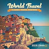 World Travel Classic Posters 2019 Wall Calendar by