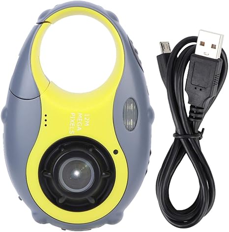 Boumcat Childrens camera childrens digital camera childrens 12MP high  definition 1080P video recorder anti  drop childrens camera birthday toy gift with soft silicone sleeve