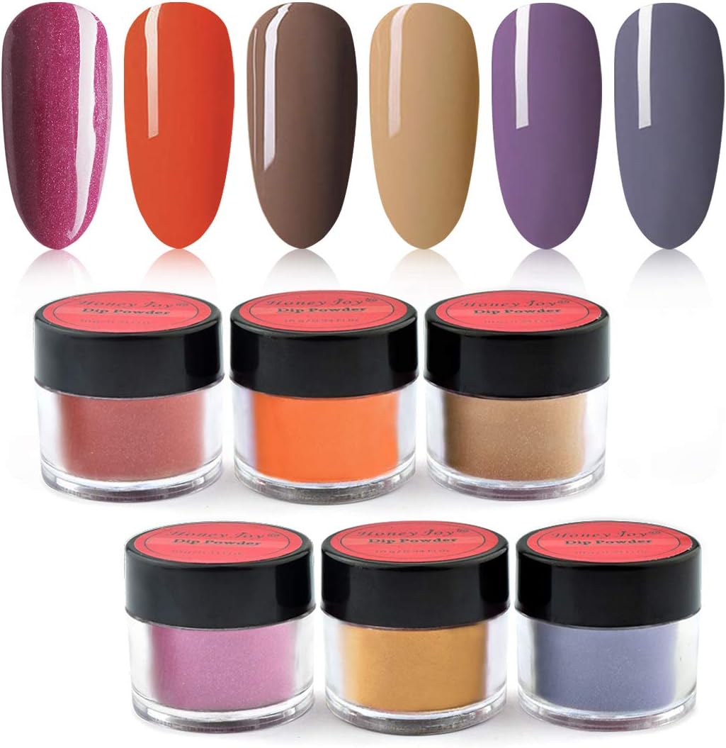 Fine Dipping Powder Blue Colors No Need Lamp Cure Dip Powder Nails,Like Gel Polish Effect, Even & Smooth Finishing (43-12-87-46-67-06-10g/box)