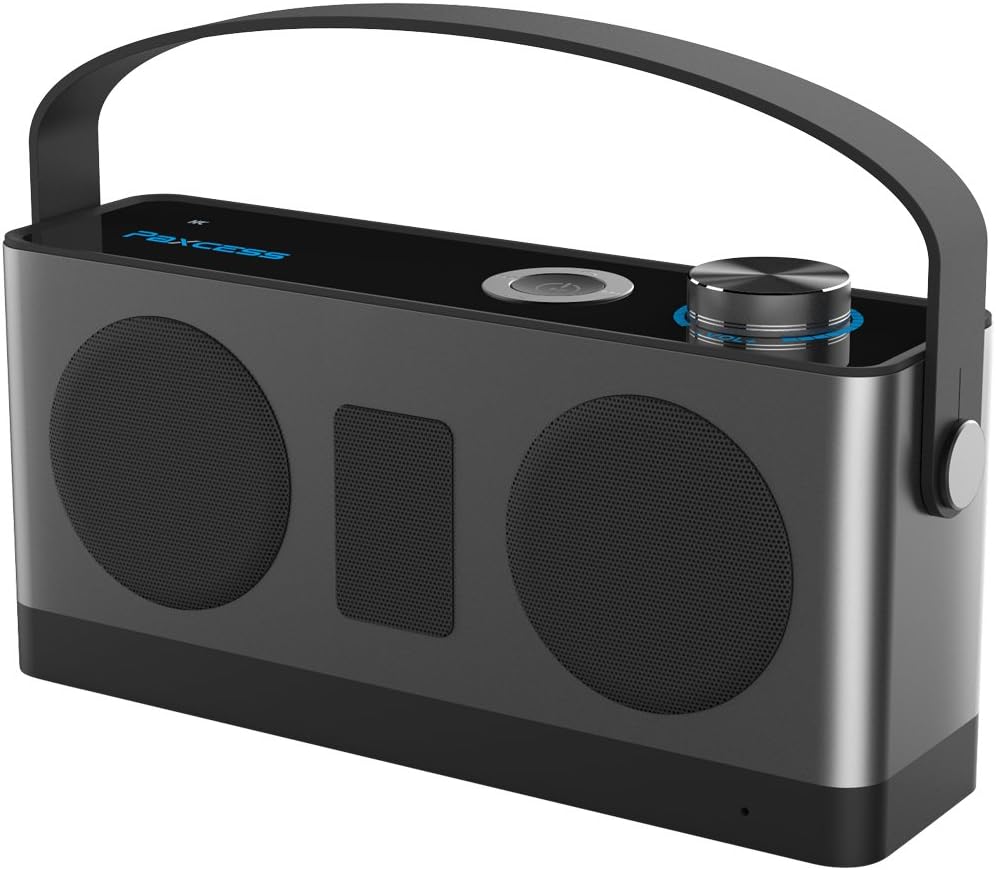 UIUIUS W Bluetooth Speaker with Super Bass, Portable Bluetooth 4.1 Wireless Speaker with 66 Feet Range, HD Sound, 24 Hours Playtime, Built in Mic for iPhone iPad Samsung Tablet Echo Dot and More