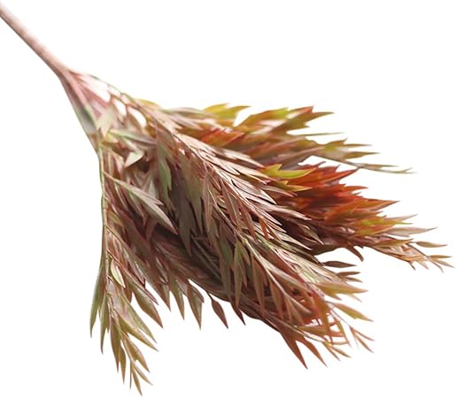 Loweryeah - Arbustos de césped de Arce Artificiales de plástico para