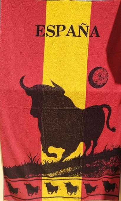 Vidal Home Serviette Plage Taureau Drapeau De Lespagne