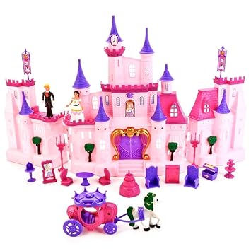 MM RETAILS The Game My Dream Set Doll House - The Lock for Dolls with Accessories (Light, a Sound)