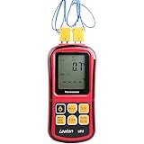Leaton&reg; Digital Thermocouple Thermometer Dual-channel LCD Backlight Temperature Meter Tester for K/J/T/E/R/S/N Great