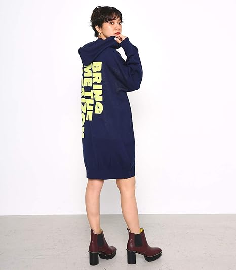 Amazon ロデオクラウンズ Rodeo Crowns Horizon ニット ワンピース レディース ネイビー Free ワンピース チュニック 通販