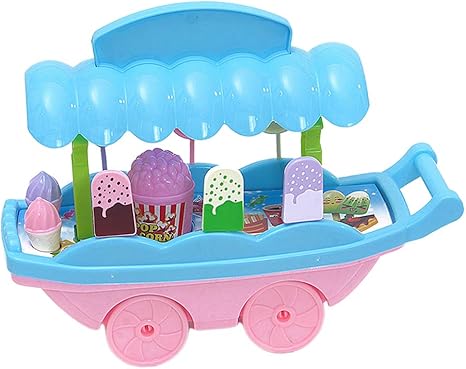 Amazon Dynwave アイスクリーム屋さん おままごと アイスクリームカート お店屋さんごっこ おもちゃ 知育玩具 贈り物 お店屋さん ホビー
