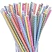 Antner 225PCS Rainbow Paper Straws Biodegradable Drinking Straw for Coke Juices Shakes Smoothies and Party Event Decor, 9 Colors (Arrow Paper Straws-225PCS)