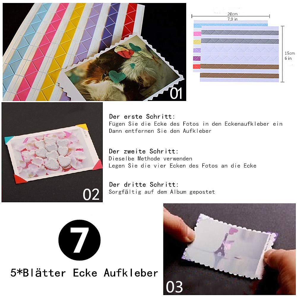 Scrapbooking Zubehör Aufkleber Fotoalbum Stickers Liebe