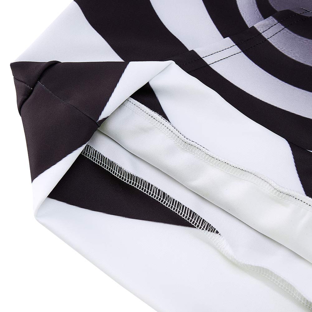 UNICOMIDEA 8-12 Years Old Kids Pullover Hoodies All Over Print White Black Swirl Cool Personalized Loose Fit Comfy Durable Sweatershirts Jackets Back to School Clothing for Teenager Boys Girls M