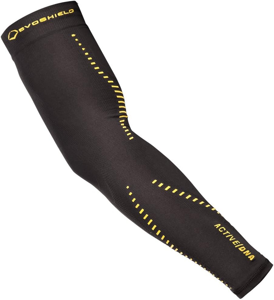 EvoShield Active DNA Arm Sleeve, Black/Yellow, Medium/Large Amazon.ca