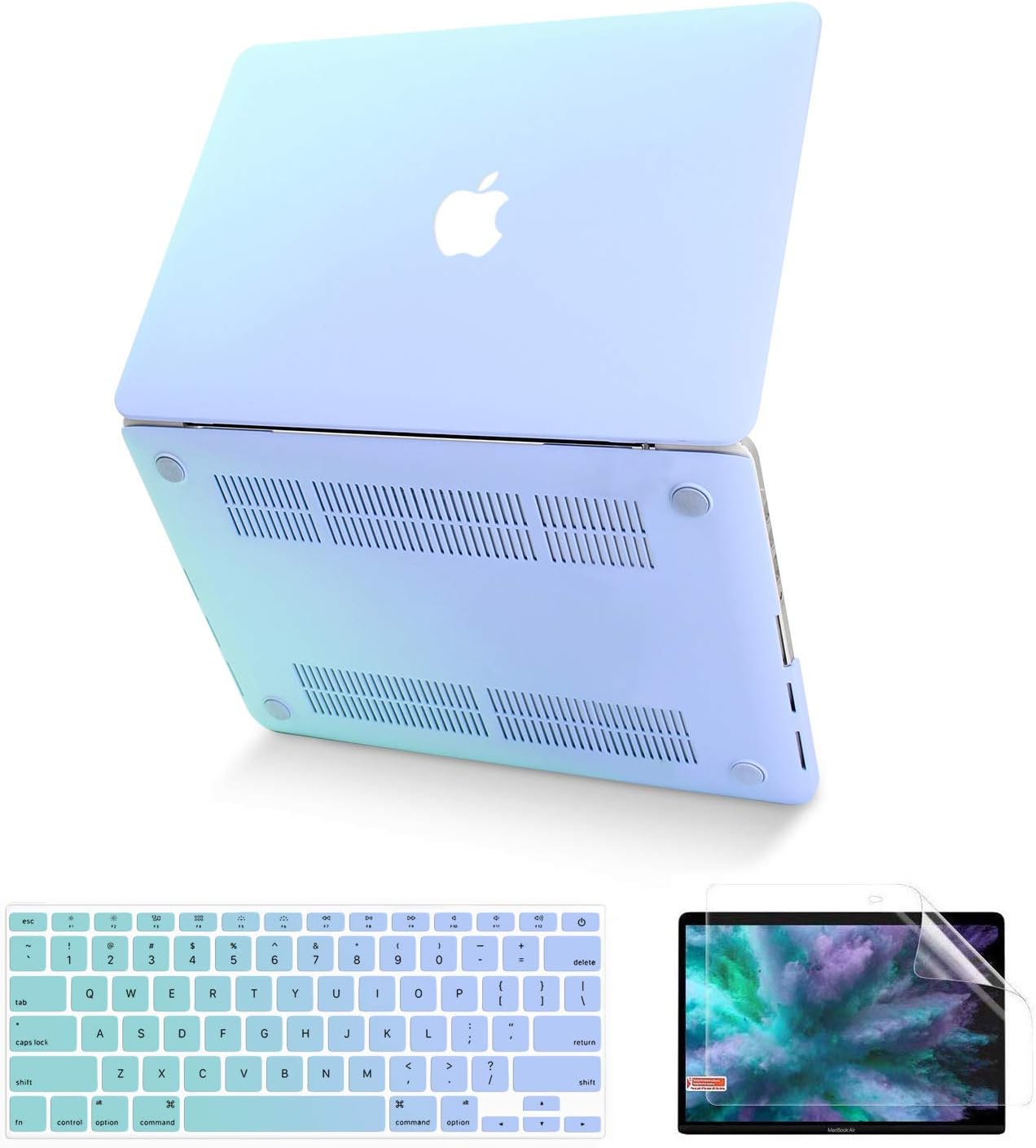 Anban MacBook Air 13 Inch Case (Model:A1369 & A1466, Older Version 2010-2017 Release), Ultra-Slim Plastic Hard Corner Protective Shell Cover Compatible Mac Air 13 Inch