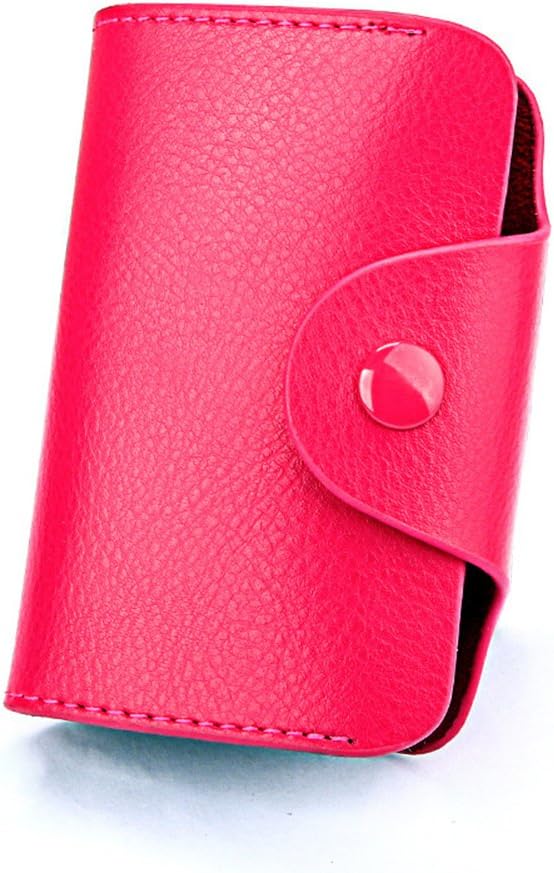 MOXO Genuine Leather Card Holder Wallet Rfid Blocking Travel Card Wallet Slim Credit Card Wallet Case Business Card Wallet Hoder Small for Mens Women Ladies