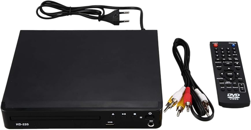 Sodial Usb Rca Hdmi Dvd Player Mehrere Osd Sprachen Amazon De Elektronik