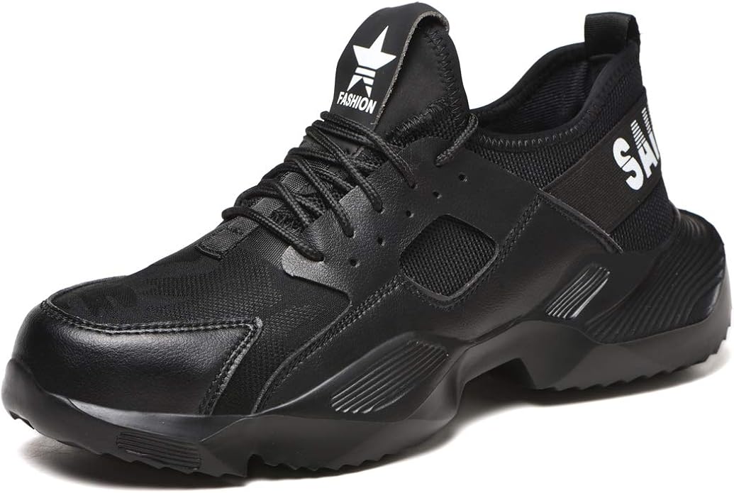 Nasogetch Veiligheidsschoenen Werkschoenen Heren Dames Lichtgewicht Veiligheid Trainers met Stalen Neus 42